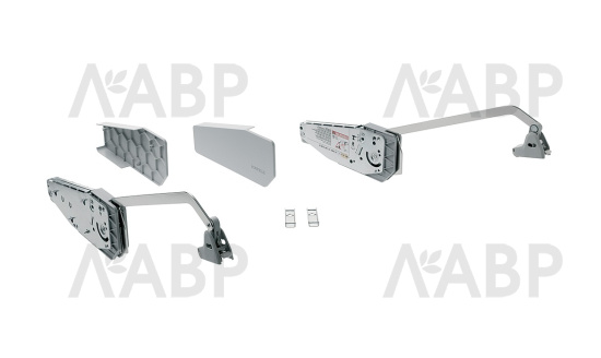 подъемный механизм Free fold 580-650мм/6,5-13,5кг, модель Е4fo, правый/372.37.432 / 49574 / оптом и в розницу / мебельная фурнитура "ЛАВР"