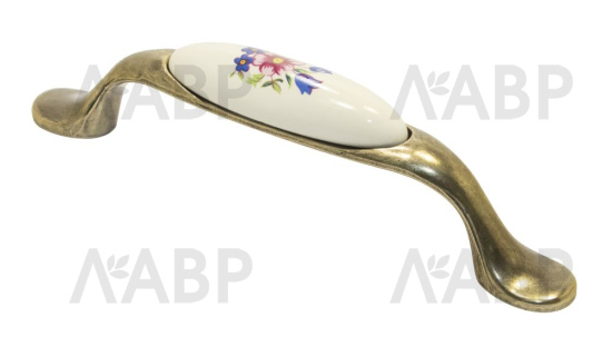 ручка скоба Laurus PRO C7010B 96мм брашированная старинная бронза BAB / 69618 / оптом и в розницу / мебельная фурнитура "ЛАВР"