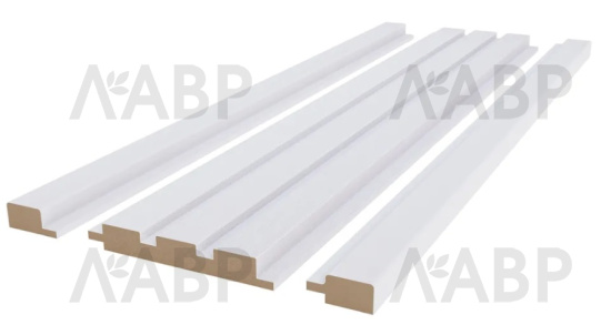 планка финишная для модульной панели МДФ 16*35*2800 белое дерево / 35219 / оптом и в розницу / мебельная фурнитура "ЛАВР"