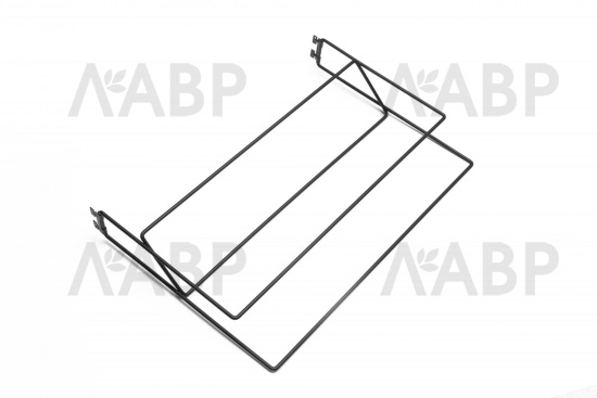 Гардероб LR/полка для обуви 2-ярусная, LIGROOM, L=550, Чёрный, CI (6) / LR0016.VP055.BK0PC.CI / 84065 / оптом и в розницу / мебельная фурнитура "ЛАВР"