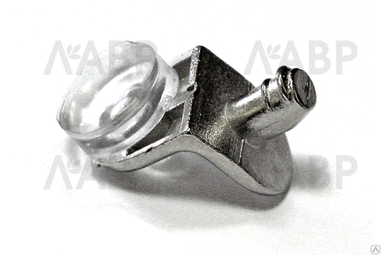 Полкодержатель с присоской угловой 13*7,2мм SS14 / 13074 / оптом и в розницу / мебельная фурнитура "ЛАВР"