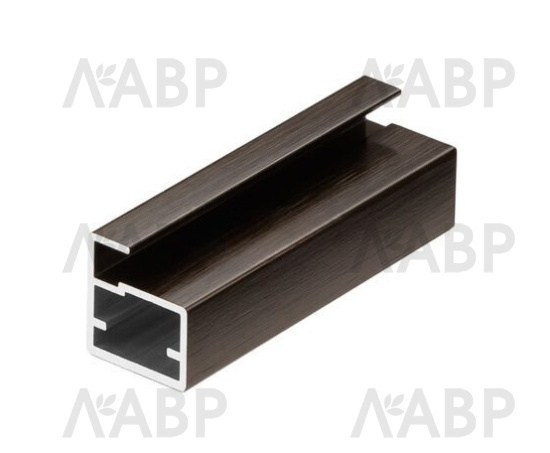 фасадный профиль №10 нержавейка бронза 5,8м / 43036 / оптом и в розницу / мебельная фурнитура "ЛАВР"