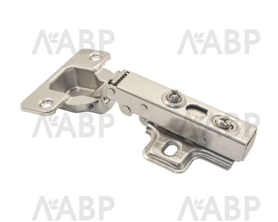 Петля мебельная четырехшарнирная накладная Clip-on с доводчиком  / 11043-1 / оптом и в розницу / мебельная фурнитура "ЛАВР"