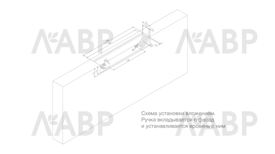 ручка Боярд/RT020SC.1/000/100 / 769076-3 / оптом и в розницу / мебельная фурнитура "ЛАВР"