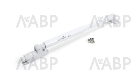 газовый лифт Боярд с фиксацией и амортизатором GL110W/50/3 нагрузка 5кг, белый (10 шт/уп) / 706070 / оптом и в розницу / мебельная фурнитура "ЛАВР"
