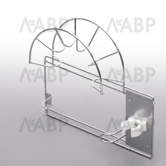 держатель маленький для шланга пылесоса 285*325*80мм, металл хром/WA01.0311.01.062 / 25503 / оптом и в розницу / мебельная фурнитура "ЛАВР"