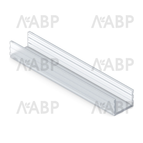 Аристо/ уплотнитель П-образный 8мм, прозрачный СВ (100) /AV0078.VM100.TR0EV.CB / 92304 / оптом и в розницу / мебельная фурнитура "ЛАВР"
