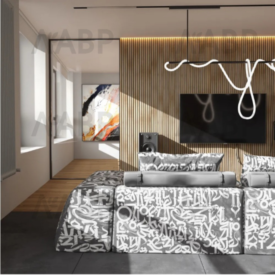 панель модульная МДФ 16*116*2800 дуб сонома+черный / 35281 / оптом и в розницу / мебельная фурнитура "ЛАВР"