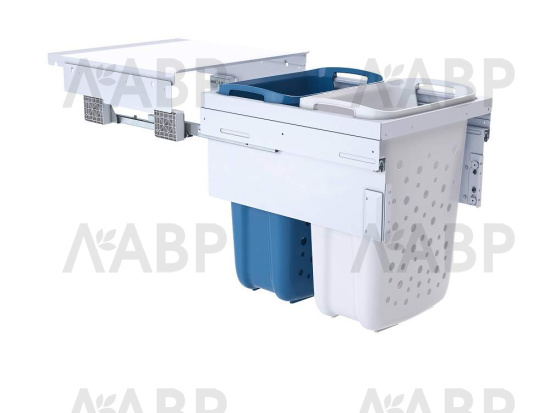 выдвижная система Laundry Carrier в базу 500мм с 2 корзинами для белья/3270511 / 25586 / оптом и в розницу / мебельная фурнитура "ЛАВР"