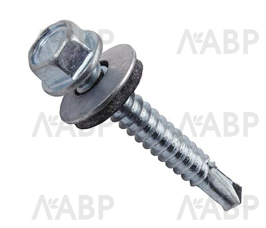 саморез 6,3* 80 кров.,сверло,цинк / 26393 / оптом и в розницу / мебельная фурнитура "ЛАВР"