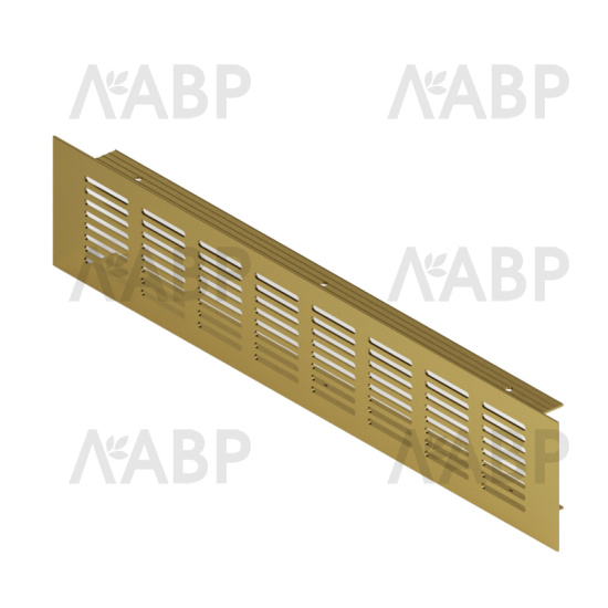 решетка вентиляционная Аристо 320мм, золото крацованное, алюминий / GA0858.VP032.GLBAN.FX / 16546 / оптом и в розницу / мебельная фурнитура "ЛАВР"