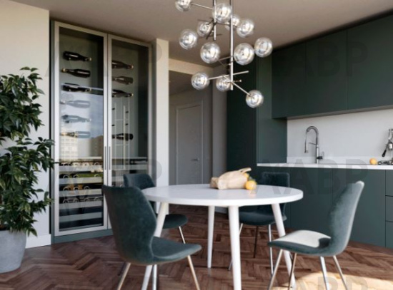 Exedra/механизм открывания дверей, правый, 2230-2500 мм/VE55BMD2500NN / 08206 / оптом и в розницу / мебельная фурнитура "ЛАВР"