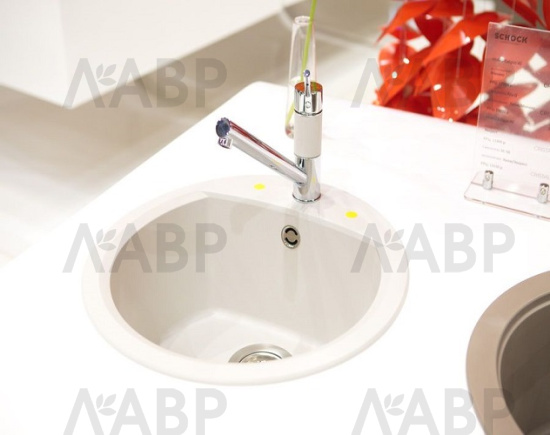 SCHOCK мойка кварцевая Eclipse 45 Cristalite d390 саббиа, корз.клапан / 62728 / оптом и в розницу / мебельная фурнитура "ЛАВР"