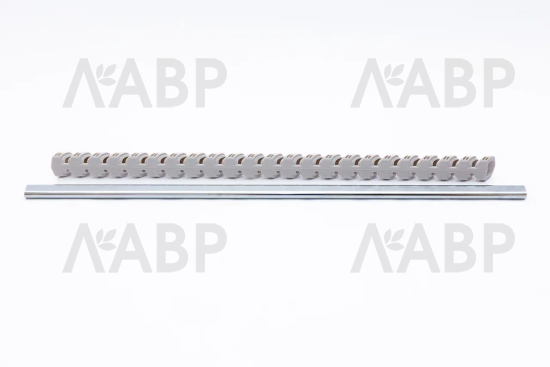 накладка для штанги овальной 1200мм, пластик, светлый серый  / 23131-2 / оптом и в розницу / мебельная фурнитура "ЛАВР"