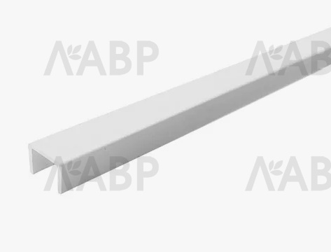 планка для щита 10мм торцевая белая 1200 мм / 15284 / оптом и в розницу / мебельная фурнитура "ЛАВР"