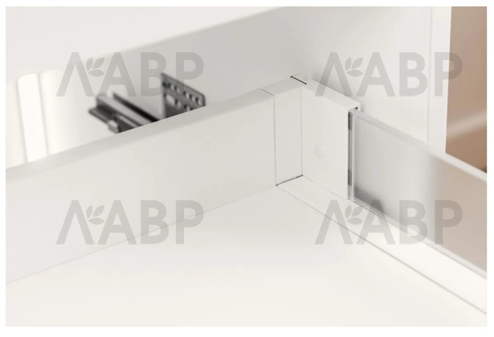 ящик GTV AXIS PRO GLASS 116*550мм, доводчик, 40кг, белый/PB-AXISPRO-GLASS-KPL550B1 / 09972 / оптом и в розницу / мебельная фурнитура "ЛАВР"