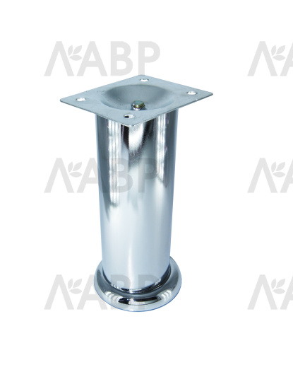 Опора мебельная нерегулируемая цилиндрическая 50*150мм хром А174 / 10168 / оптом и в розницу / мебельная фурнитура "ЛАВР"