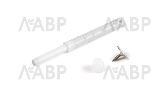 толкатель Push-to-Open скрытого монтажа магнитный AMF15/W (100) / 716110-2 / оптом и в розницу / мебельная фурнитура "ЛАВР"