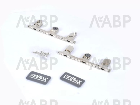 Firmax Slimline комплект креплений 185мм, антрацит/FRM0320.96/2 / 09791 / оптом и в розницу / мебельная фурнитура "ЛАВР"