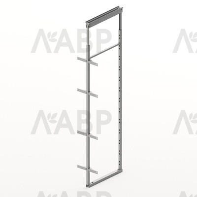 Хеттих/комплект рамы с фасадным креплением Olona 1900-2250, ширина корп 300мм, серебристый /9380996 / 97842 / оптом и в розницу / мебельная фурнитура "ЛАВР"
