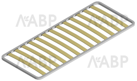 основание кровати подъемное 1600*700 цельносварное БЕЗ ПОДЪЕМНОГО МЕХАНИЗМА, серый / 21426 / оптом и в розницу / мебельная фурнитура "ЛАВР"
