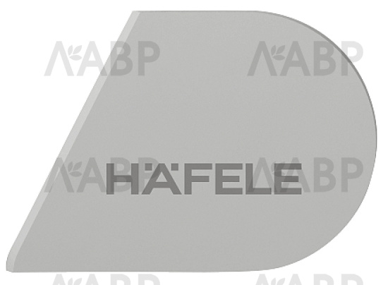 Заглушка серая левая к механизму Free flap H1.5 372.39.001 Hafele / 49507 / оптом и в розницу / мебельная фурнитура "ЛАВР"