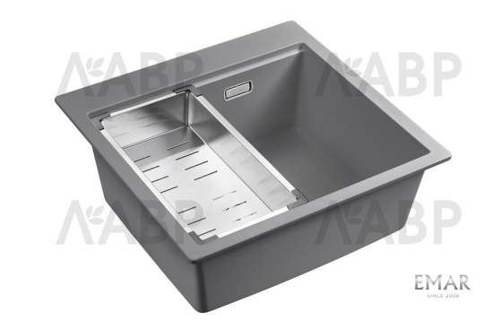 мойка кварцевая EMAR EMQ-1520.Q Алмаз / 62934 / оптом и в розницу / мебельная фурнитура "ЛАВР"