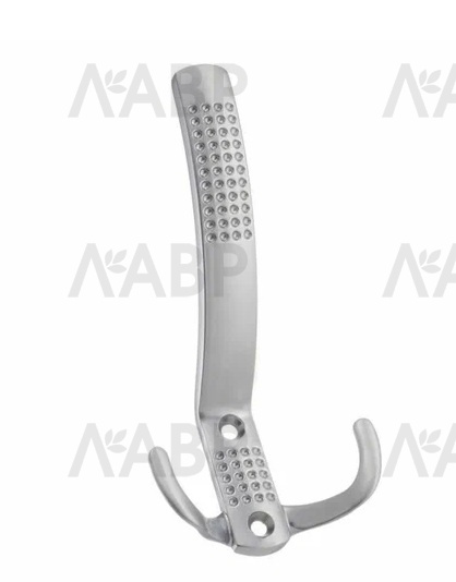 Крючок мебельный трехрожковый хром матовый 2343А  / 07053-6 / оптом и в розницу / мебельная фурнитура "ЛАВР"