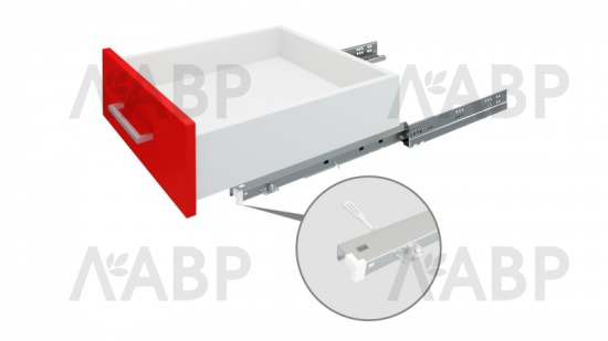 направляющие 100% скрытый насадной монтаж 500 мм/DB8783Zn/500  / 709636 / оптом и в розницу / мебельная фурнитура "ЛАВР"