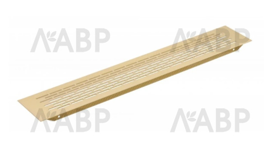 решетка вентиляционная GTV 480*80мм, золото (25шт)/KK-W80480-21 / 16557 / оптом и в розницу / мебельная фурнитура "ЛАВР"