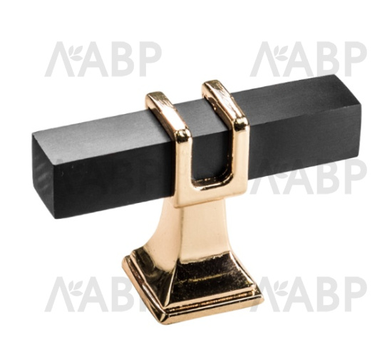 Ручка мебельная кнопка черный матовый FK6005 TDM / 519302 / оптом и в розницу / мебельная фурнитура "ЛАВР"