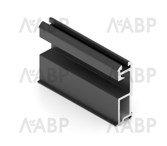 Аристо Slim Line/чёрный матовый вертикальный профиль декор (5,4м) / 92038 / оптом и в розницу / мебельная фурнитура "ЛАВР"