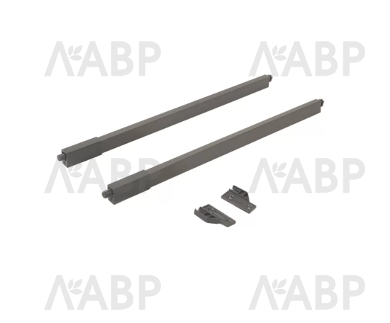 Firmax Slimline комплект рейлингов, квадратный 400мм, антрацит/FRM0340.96/RL / 509155 / оптом и в розницу / мебельная фурнитура "ЛАВР"