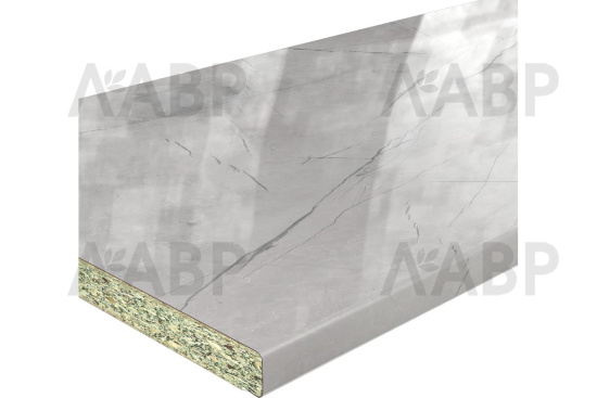 столешница СОЮЗ 600*3050*38*1U*735Г каспий серый / 89853 / оптом и в розницу / мебельная фурнитура "ЛАВР"