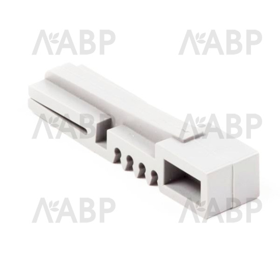 Прищепка для крепления сотовой корзины к направляющим, белая / 25479 / оптом и в розницу / мебельная фурнитура "ЛАВР"