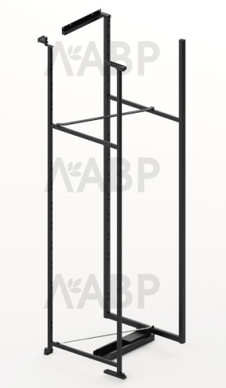 Хеттих/комплект рам ISEO, H1700 мм, ширина корпуса 600 мм, цвет антрацит /9381009 / 97875 / оптом и в розницу / мебельная фурнитура "ЛАВР"