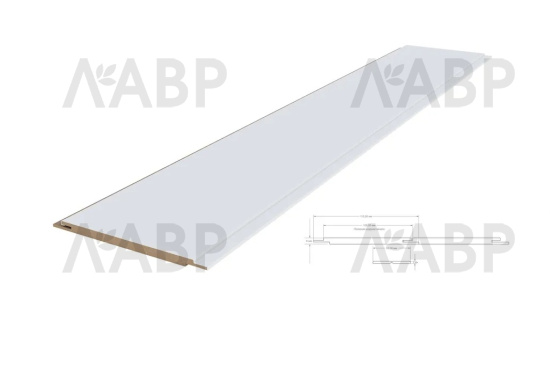вагонка МДФ 115*60*2800 белый / 35262 / оптом и в розницу / мебельная фурнитура "ЛАВР"
