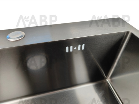 мойка накладная 550*450*220*0,8 черный  / 62940 / оптом и в розницу / мебельная фурнитура "ЛАВР"