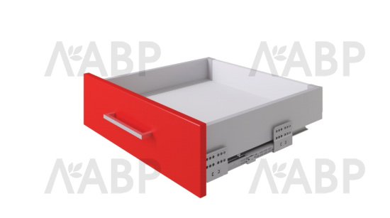 СТАРТ выдвижной ящик  с доводчиком, тонкий  115 мм, серый /SB18GR.1/550 / 709586 / оптом и в розницу / мебельная фурнитура "ЛАВР"