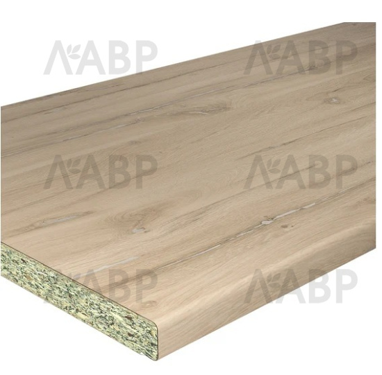 столешница СОЮЗ 600*3050*26*1R*0424М дуб юстус  / 90557 / оптом и в розницу / мебельная фурнитура "ЛАВР"