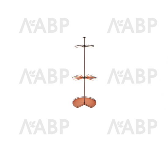 Nuomi/поворотная система хранения на 360 грудусов Ralphie Φ710*H(1910-2110)mm серый /6112100 / 86032 / оптом и в розницу / мебельная фурнитура "ЛАВР"