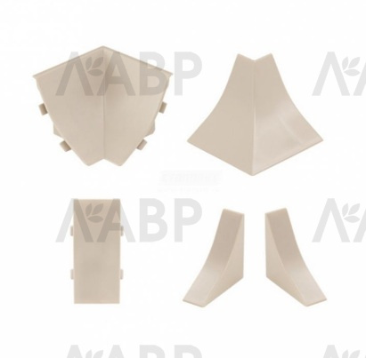 Комплект аксессуаров к пристеночному бортику LB-23 оттава 20-23-4-6014 Korner / 53132 / оптом и в розницу / мебельная фурнитура "ЛАВР"