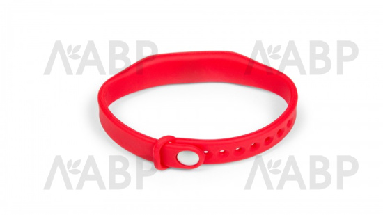 карта-браслет для электронного замка CLUB Z602, красный (10) /KL02.RED / 701009 / оптом и в розницу / мебельная фурнитура "ЛАВР"