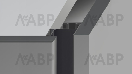 Gola Balance ручка Боярд/RP054BL.1/000/2900 L-образная вертикальная (8) / 769089 / оптом и в розницу / мебельная фурнитура "ЛАВР"