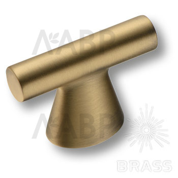 Brass 4119 016MP30 ручка кнопка современная классика, состаренная латунь, 16мм. / 39732-1 / оптом и в розницу / мебельная фурнитура "ЛАВР"