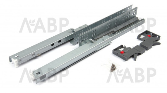 направляющие 100% скрытого монтажа 350 мм/DB8981Zn/350 B-Slide (10) / 709584-1 / оптом и в розницу / мебельная фурнитура "ЛАВР"