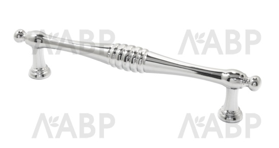 ручка скоба Laurus PRO ZA2050 128мм хром CP / 69602 / оптом и в розницу / мебельная фурнитура "ЛАВР"