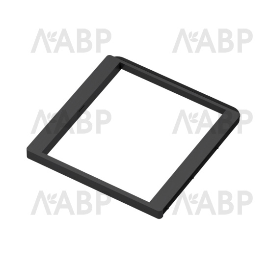 гардероб черн/460/рамка для корзин с доводчиком L=450, массив темное дерево WD0407.VP045.BK0PC.RB / 68103 / оптом и в розницу / мебельная фурнитура "ЛАВР"