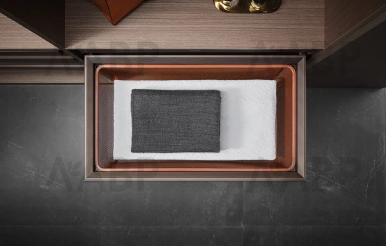 Nuomi/выдвижная корзина сетчатая Ralphie 864*469*184mm, шампань / 6100190 / 86057 / оптом и в розницу / мебельная фурнитура "ЛАВР"