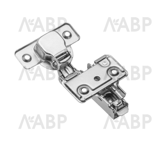 петля GTV вкладная SOLID, 3D, доводчик, clip-on,с еврош(100шт)/ZM-DCHC07-3DZEO / 11230 / оптом и в розницу / мебельная фурнитура "ЛАВР"